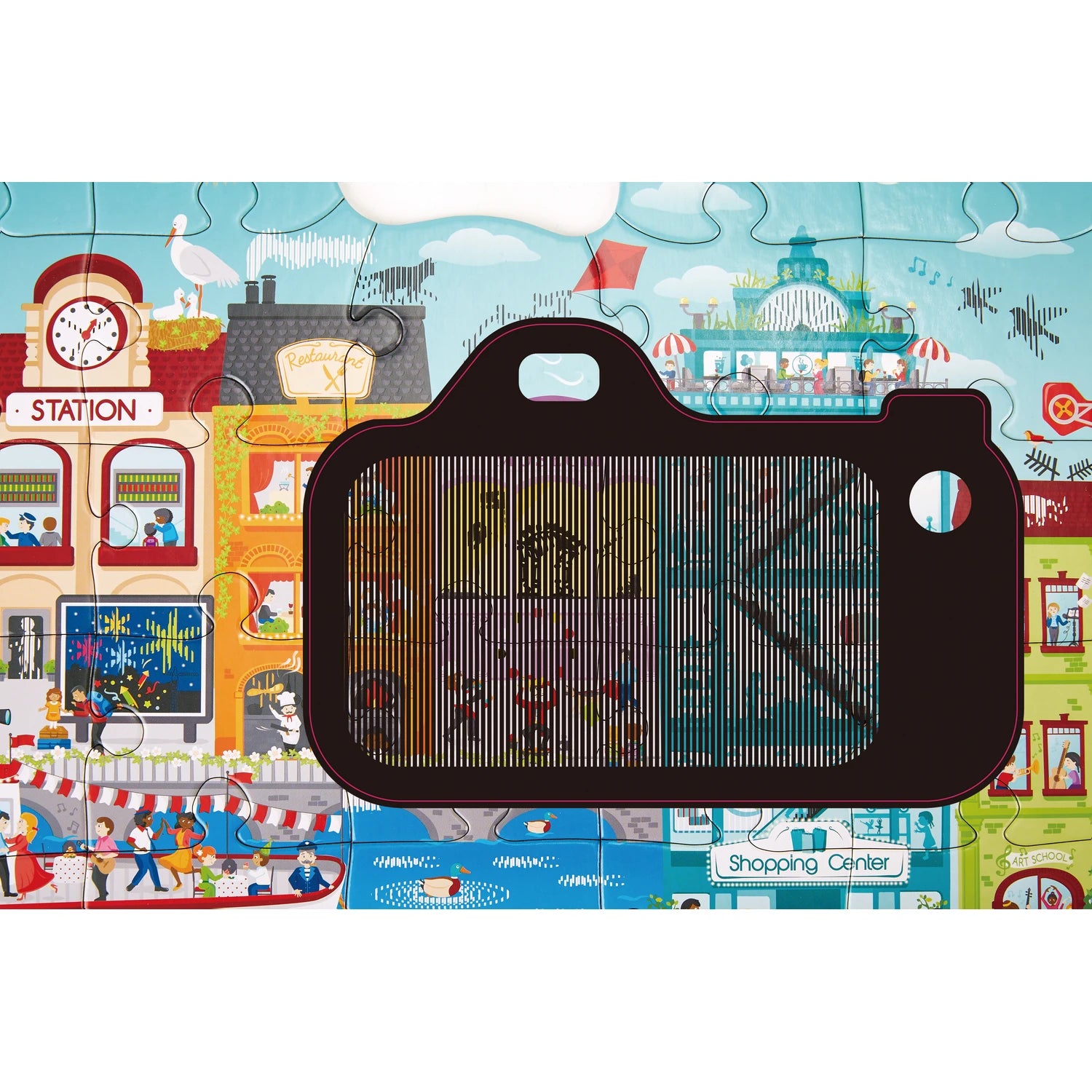 Animated City Puzzle - Hape MENA
