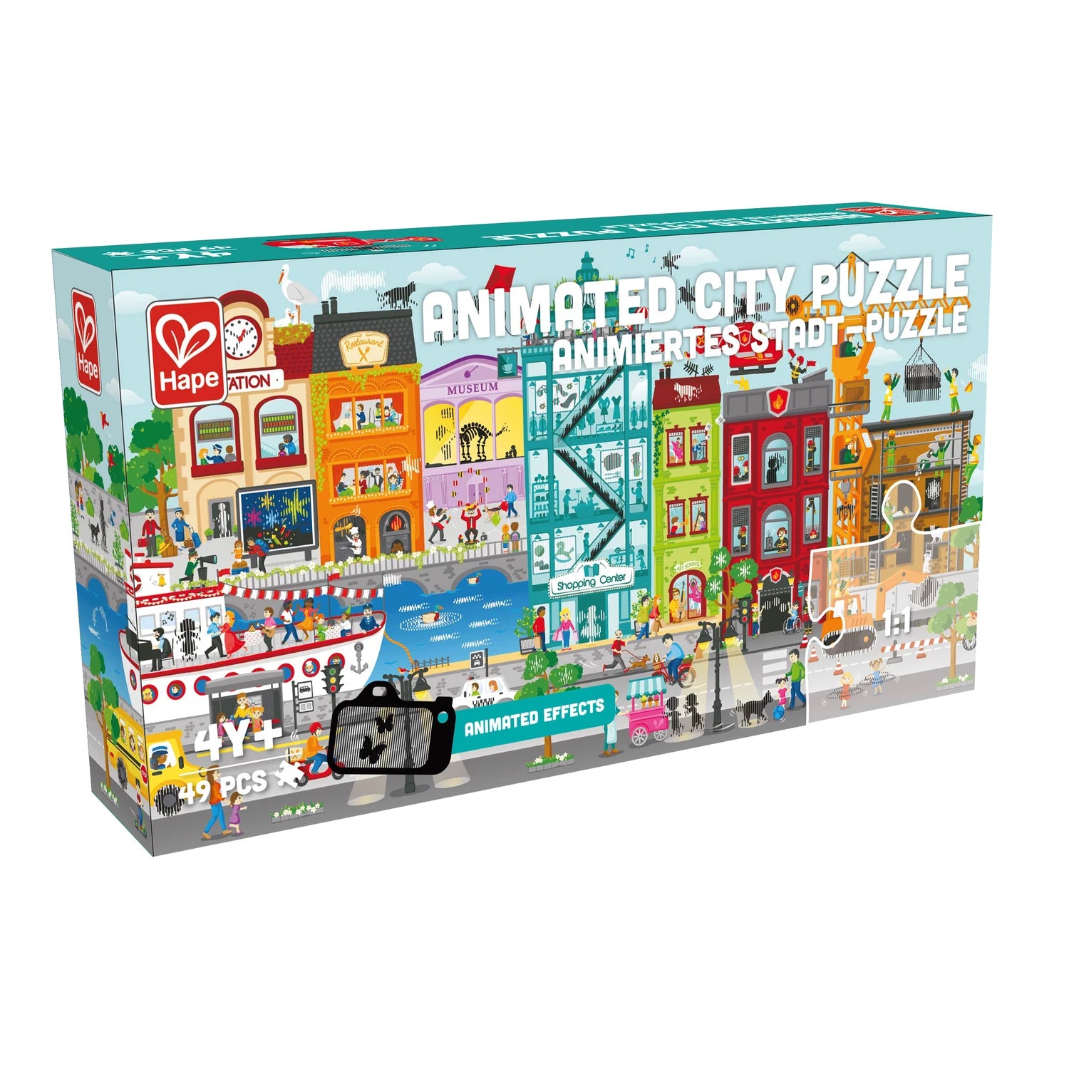 Animated City Puzzle - Hape MENA