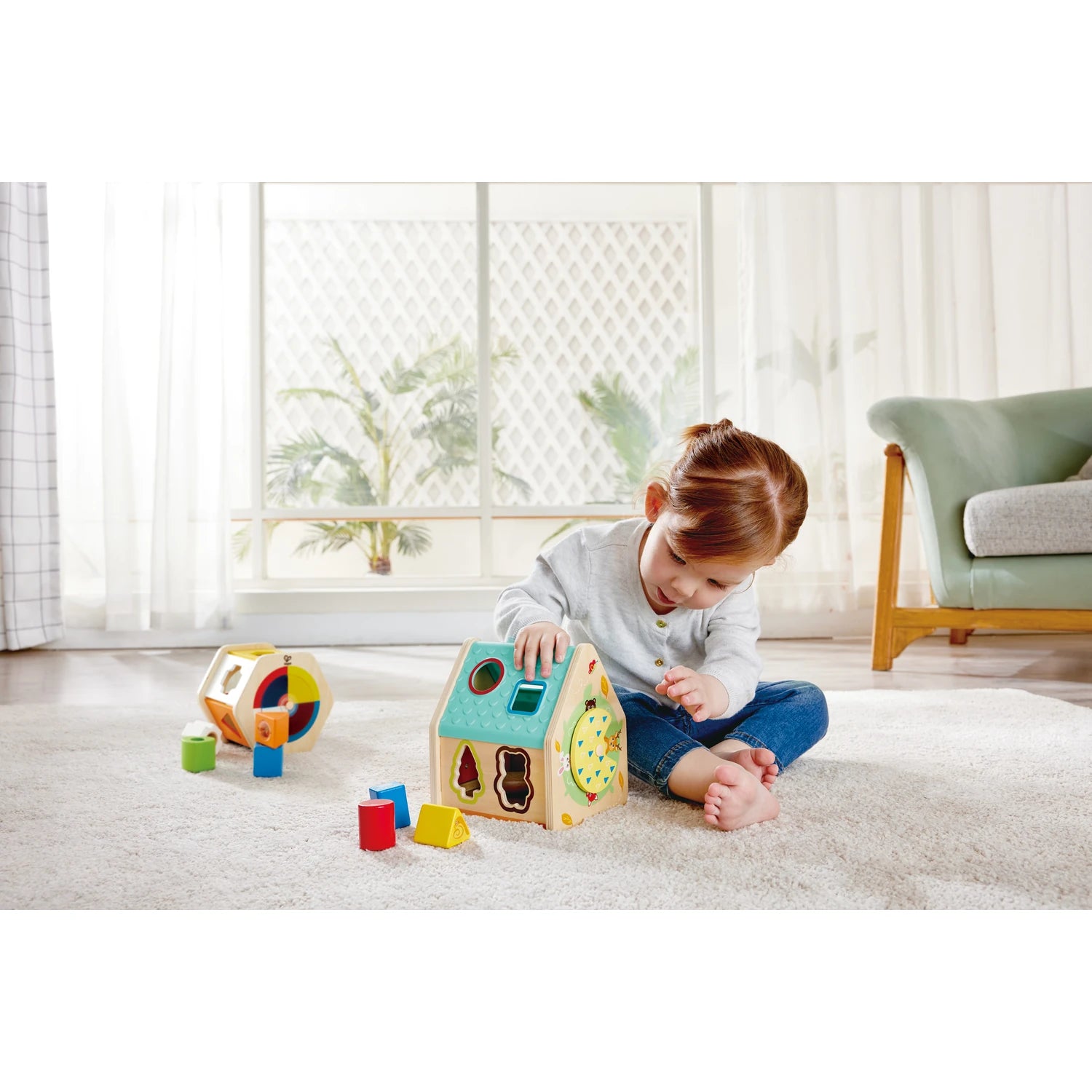 Critter House Shape Sorter - Hape MENA