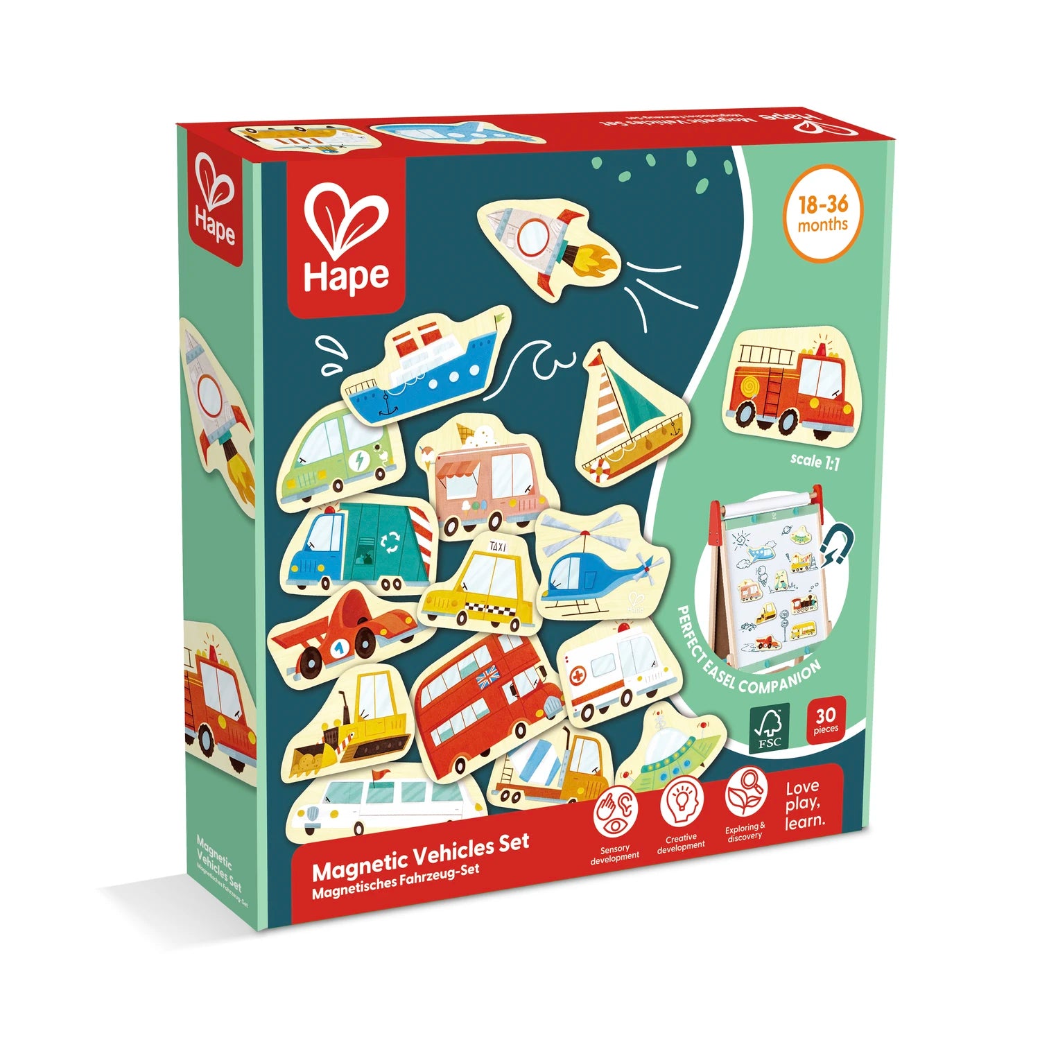 Magnetic Vehicles Set - Hape MENA