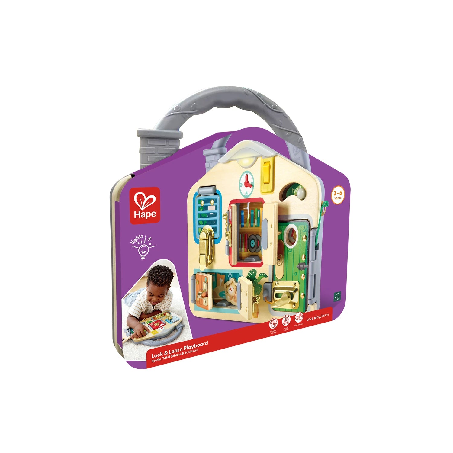 Hape Lock & Learn Playboard - Hape MENA